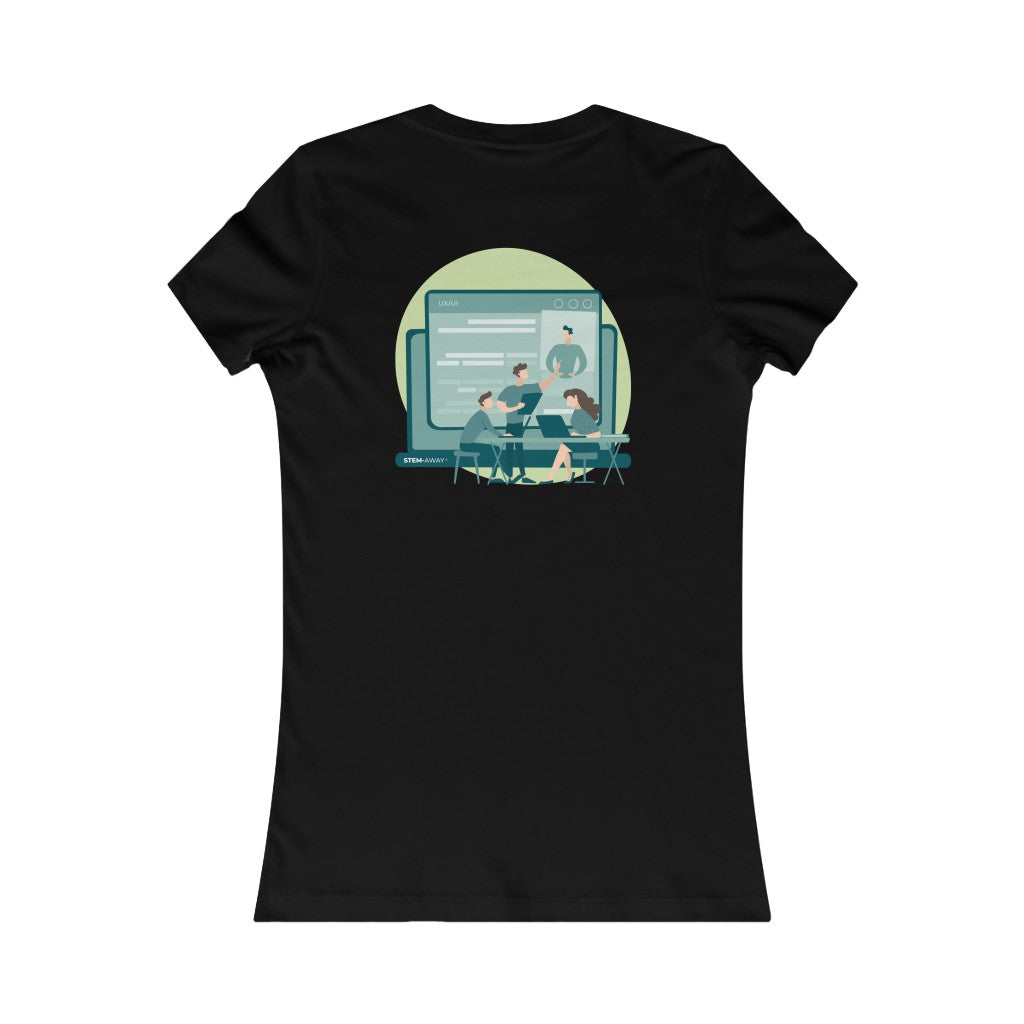 user-experience-women-t-shirt-stem-away